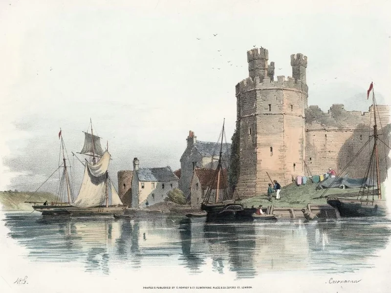 1823-Nathaniel Everett Green - Caernarvon